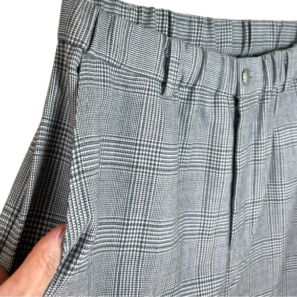 CAMI NYC- NWT, Women’s ‘Oriane’ Pant, Plaid, Flare Wide-Leg - Black/White, Small - Picture 9 of 13